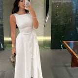 Robe popeline de coton