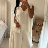 Ensemble à pois blanc