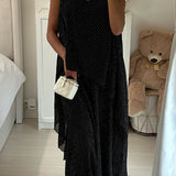 Ensemble à pois noir