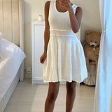 Robe maille évasée
